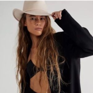 Free People X Mossant Trail Dusted Cowboy Rancher Hat